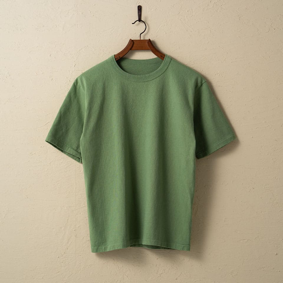 lot.37001 HEAVY WEIGHT SHORT SLEEVE Tee<TEA GREEN>