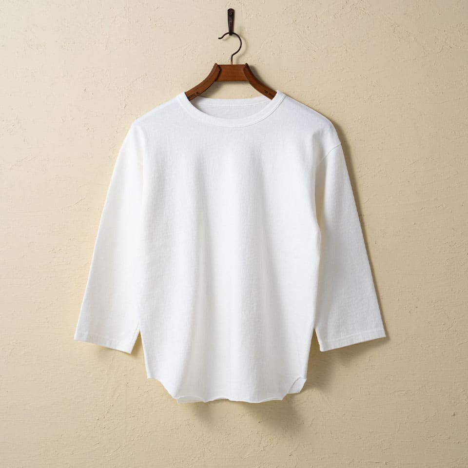 lot.58105 HEAVY WEIGHTBASEBALL Tee<OFF WHITE>