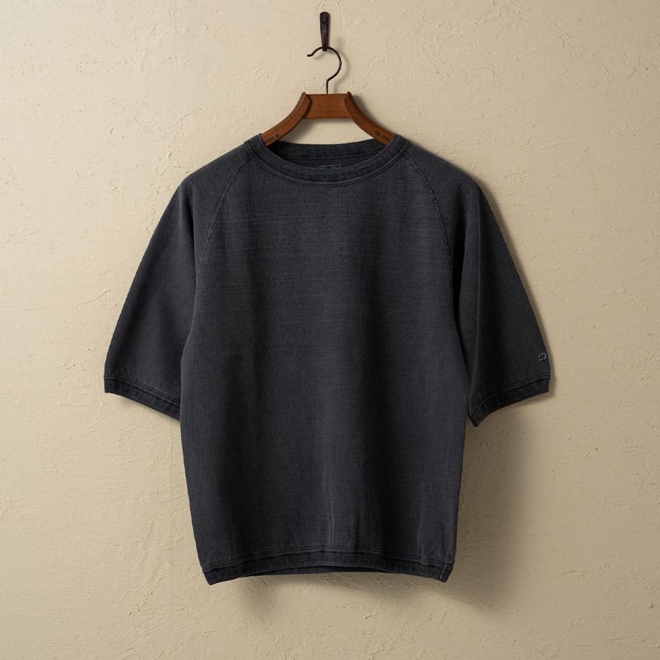 lot.37005PD HEAVY WEIGHT RAGLAN SLEEVE Tee PIGMENT DYE (PD.SUMIKURO)