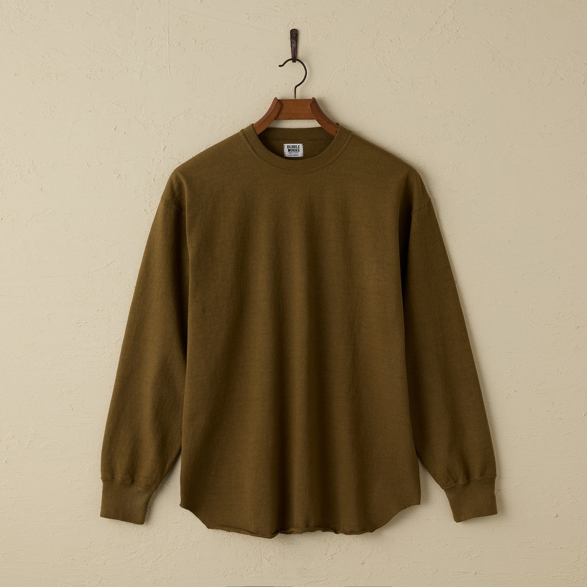 lot.58106 HEAVY WEIGHTBASEBALL Tee (KHAKI)