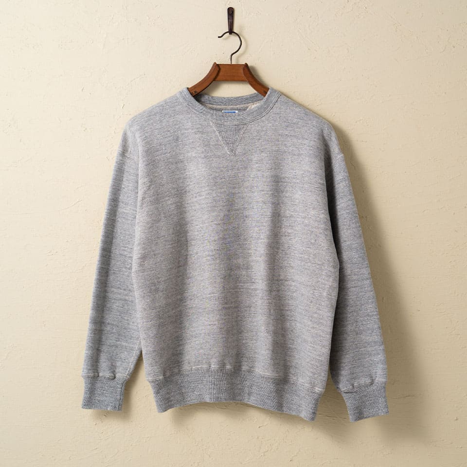 lot.86001 "LOOP WHEEL”SWEAT SHIRTS<HEATHER GREY>