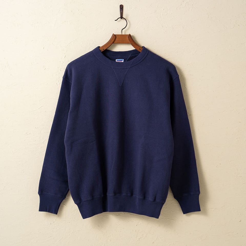 lot.86001 "LOOP WHEEL" SWEAT SHIRTS<navy></navy>