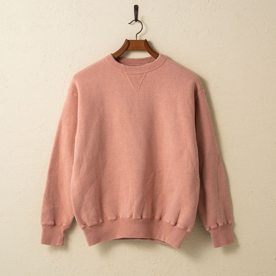 lot.86001 "LOOP WHEEL”SWEAT SHIRTS<SALMON PINK>