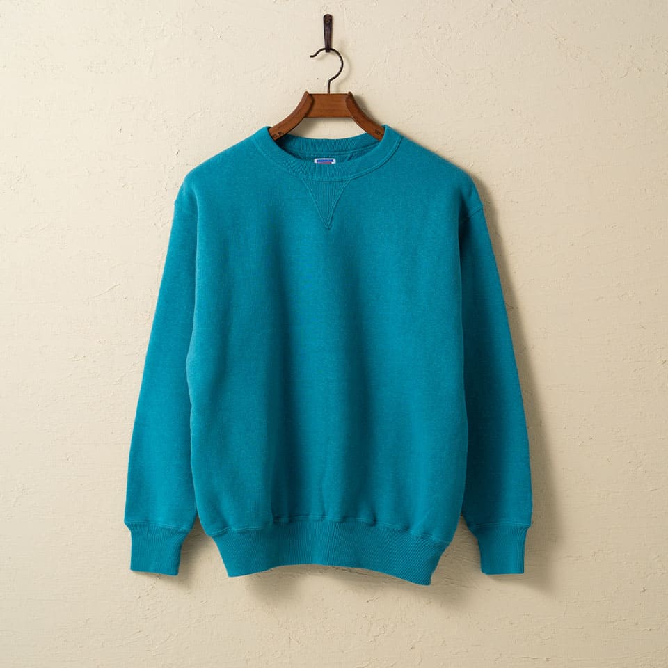 lot.86001 "LOOP WHEEL”SWEAT SHIRTS<TURQUOISE>