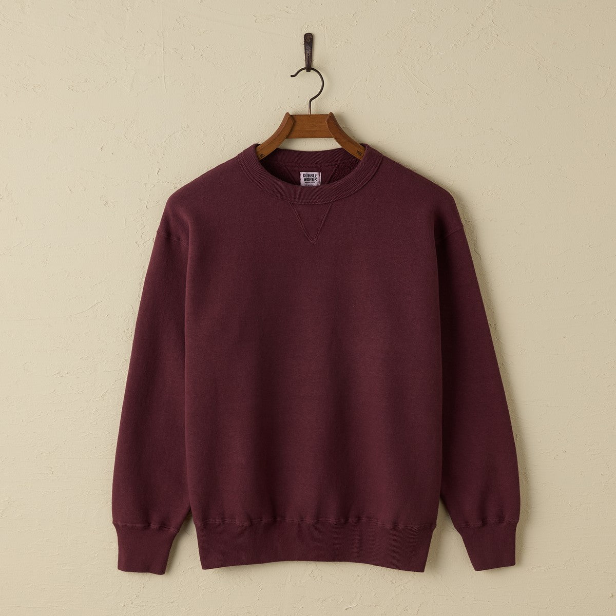 lot.86001 "LOOP WHEEL”SWEAT SHIRTS<BORDEAUX>