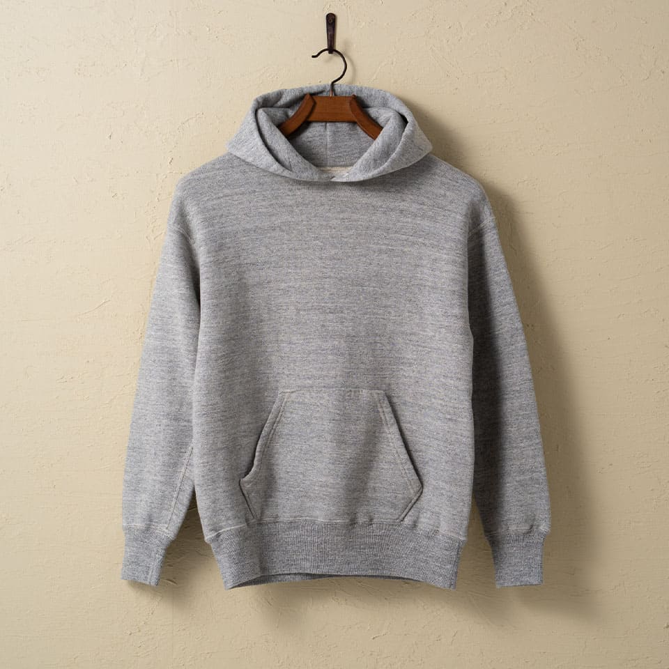 lot.86002 "LOOP WHEEL”SWEAT HOODIE<HEATHER GREY>