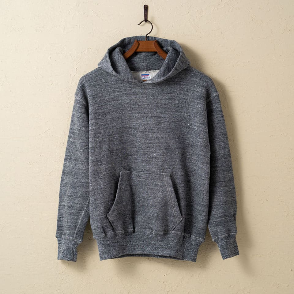 lot.86002 "LOOP WHEEL" SWEAT HOODIE<heather charcoal></heather>