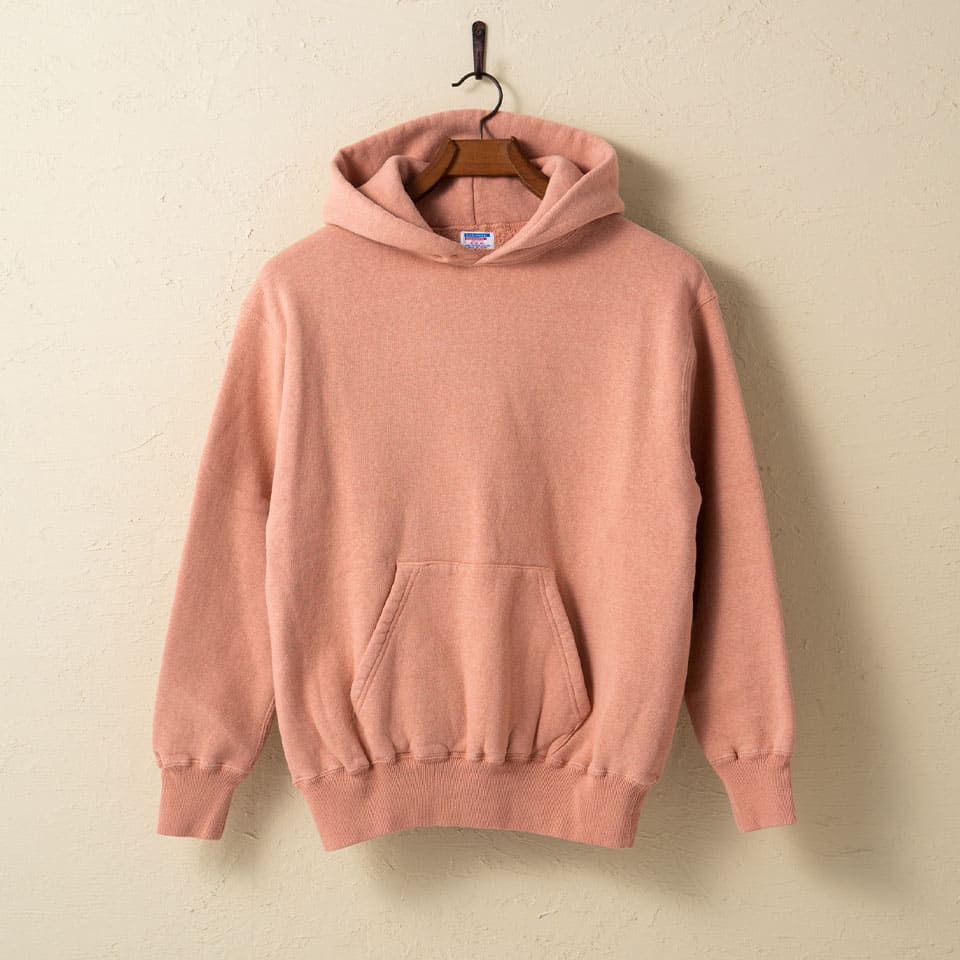 lot.86002 "LOOP WHEEL”SWEAT HOODIE<SALMON PINK>