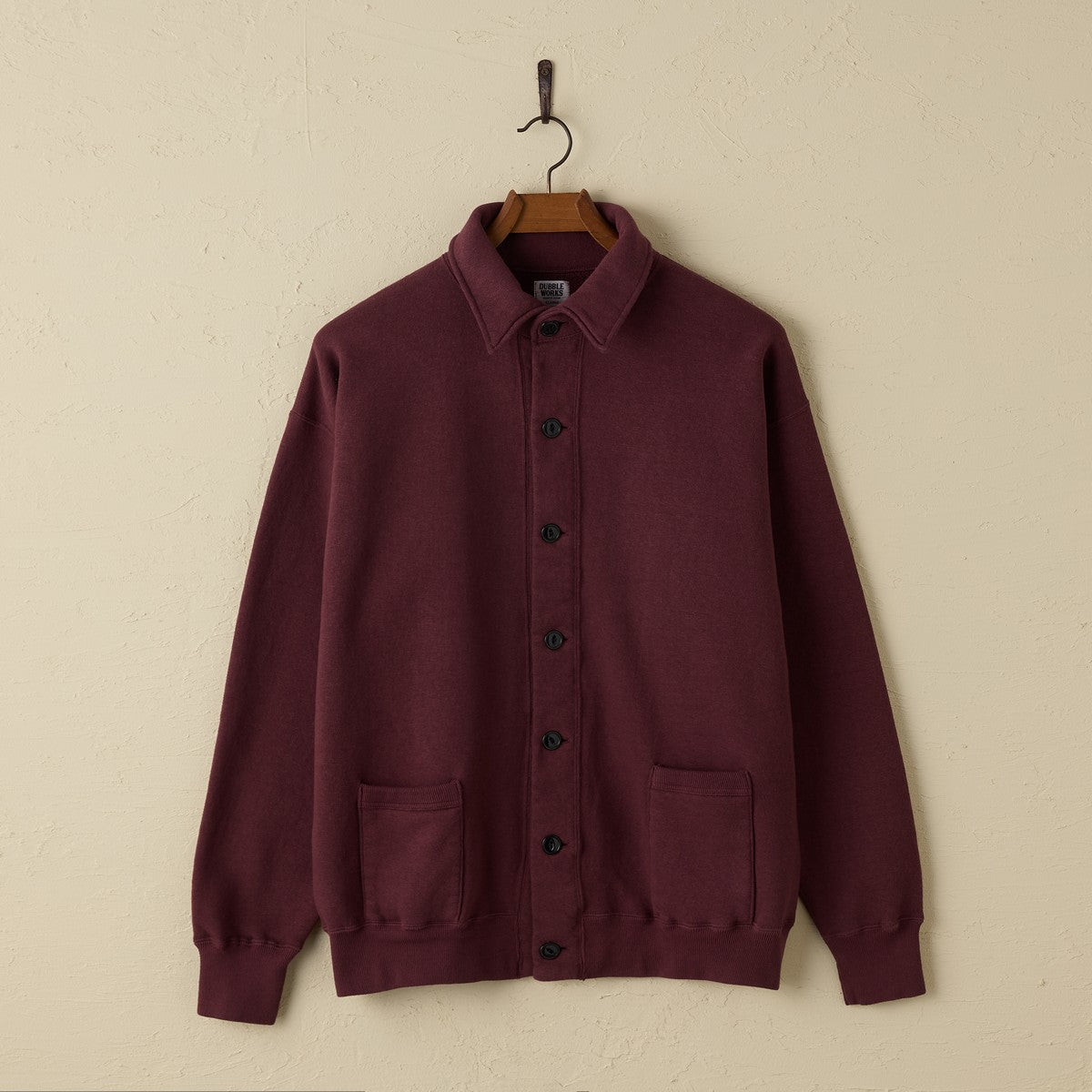lot.86016 "LOOP WHEEL”SWEAT JACKET<BORDEAUX>