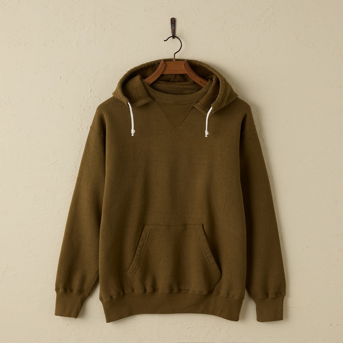 lot.86018 "LOOP WHEEL”AFTER HOOD SWEATSHIRT<KHAKI>