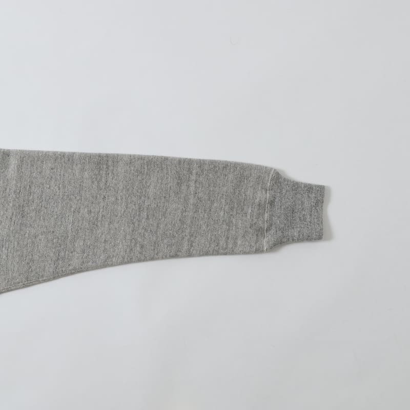 lot.86012 "LOOP WHEEL”HARF ZIPPED SWEAT HOODIE<HEATHER CHARCOAL>