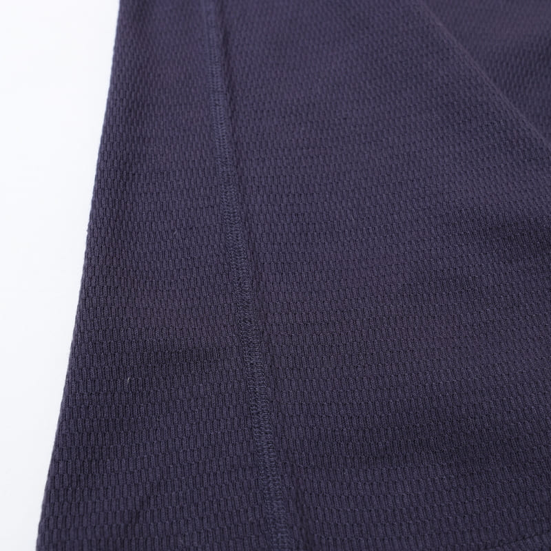 lot.54002 THERMAL CREW NECK TEE<NAVY>