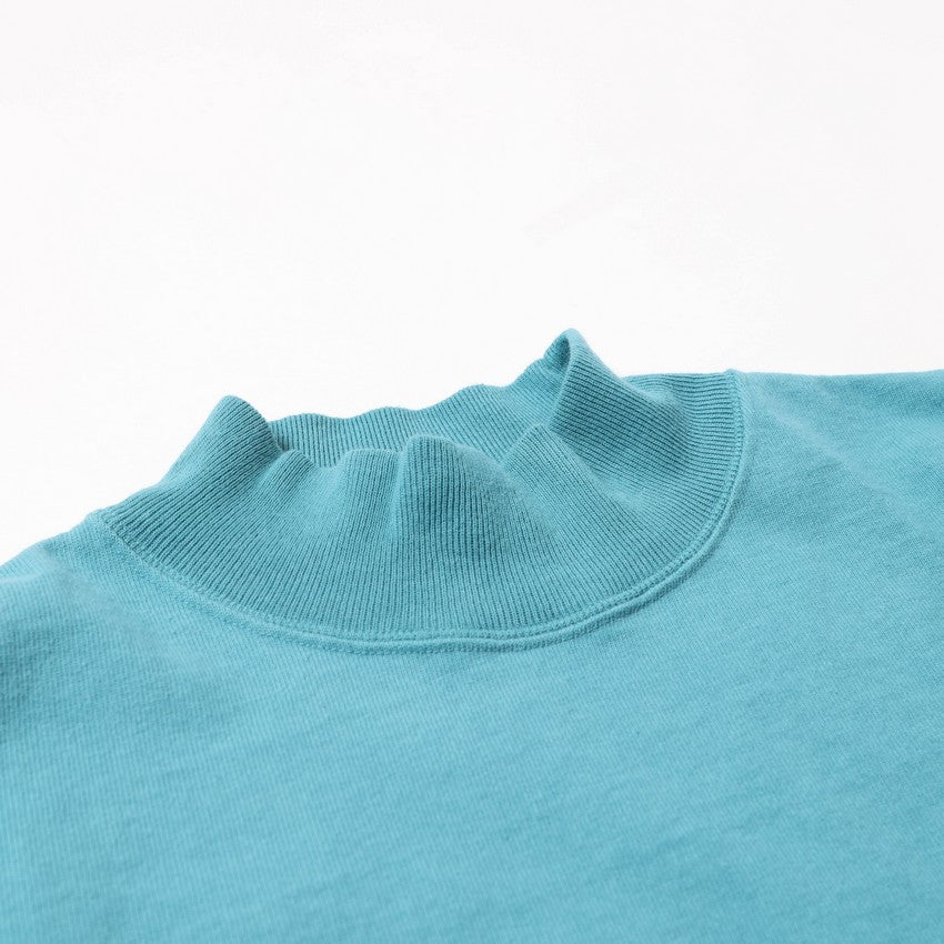 lot.58004 "STAND WHEEL”H/W MOCK NECK L/S TEE<OFF WHITE>