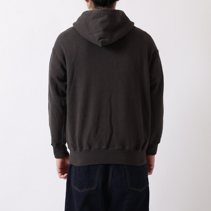 lot.88003 "LOOP WHEEL”ZIP-UP SWEAT HOODIE<HEATHER GREY>