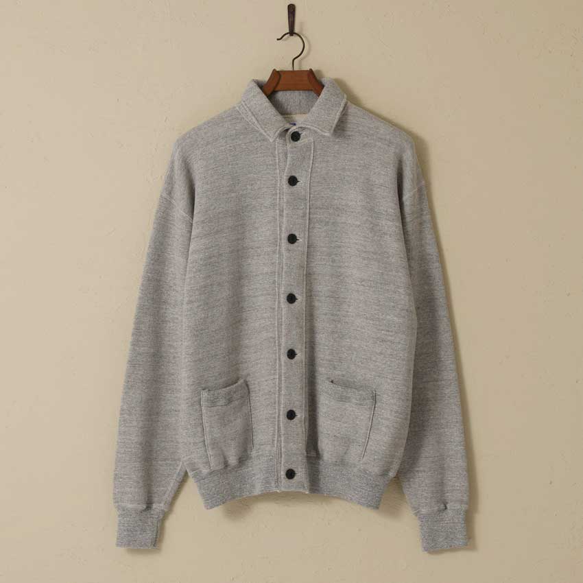 lot.86016 "LOOP WHEEL”SWEAT JACKET<HEATHER GREY>