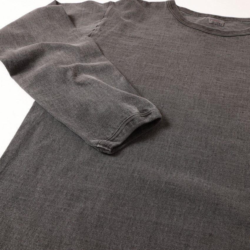 lot.58001PD HEAVY WEIGHT LONG SLEEVE Tee PIGMENT DYE (PD.SUMIKURO)