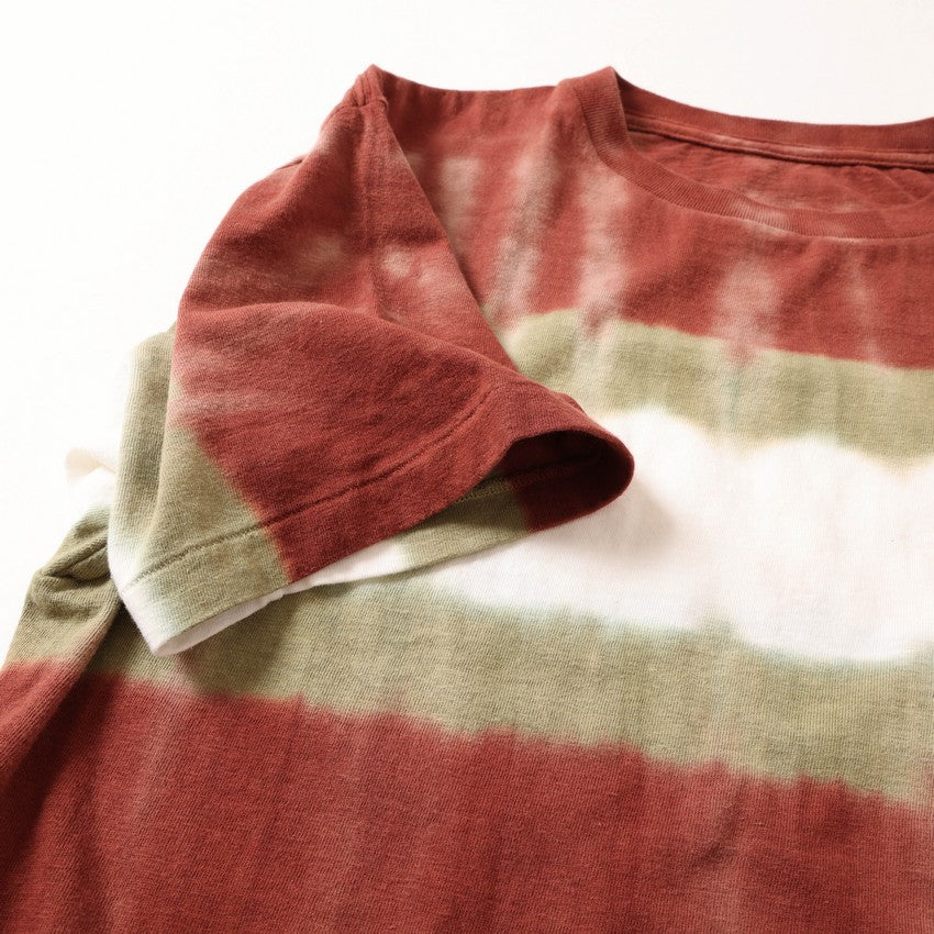 lot.33005TB SHORT SLEEVE TIE DYE BORDER Tee<brick></brick>