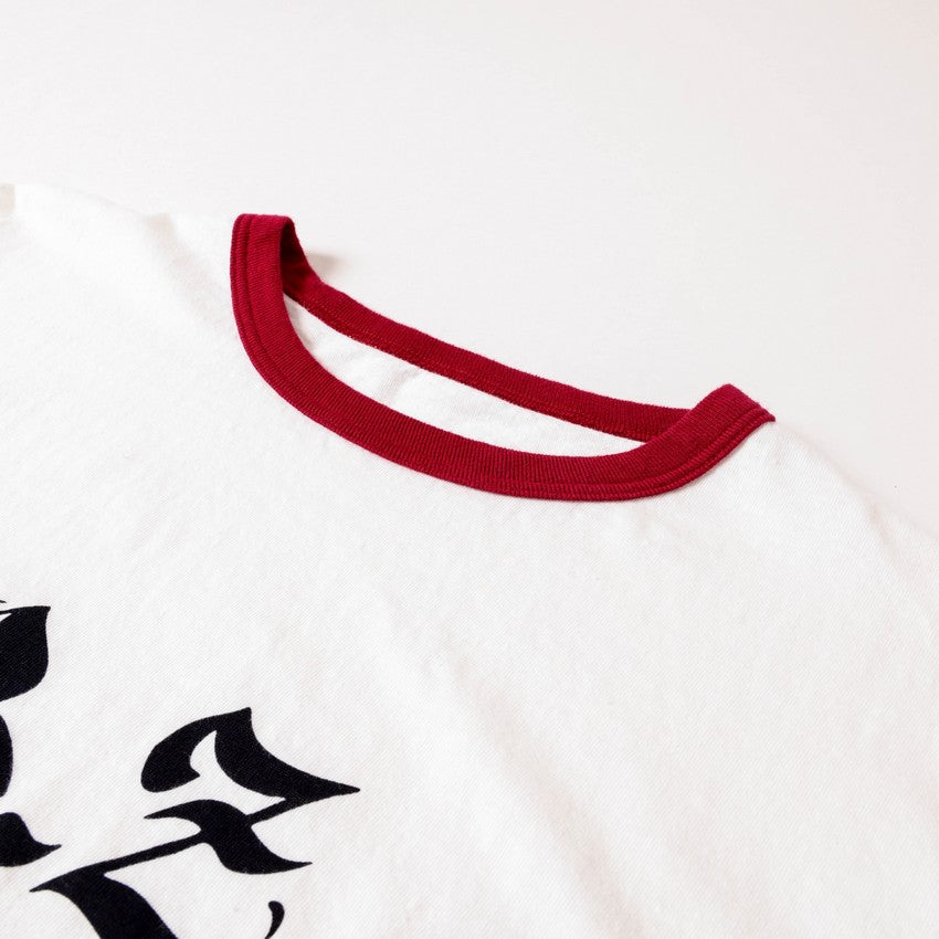 <Pre-order item>lot.34006-01 Ringer Tee "CBZL"<off white></off>