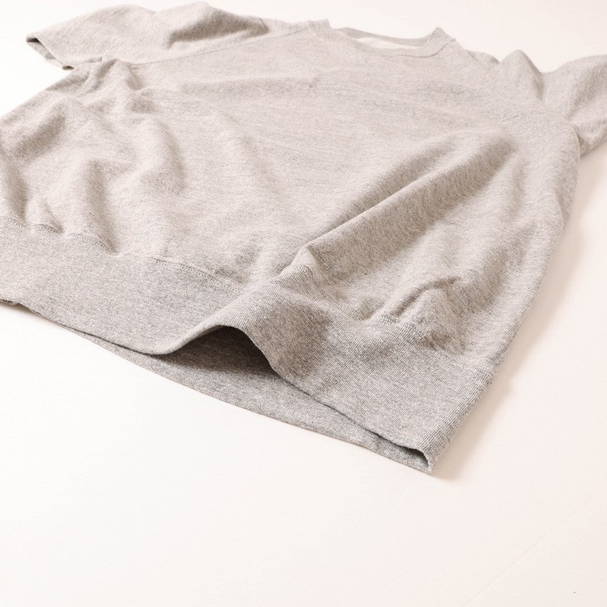 lot.74001PD CUT OFF SLEEVE SWEAT SHIRT PIGMENT DYE<turquoise></turquoise>