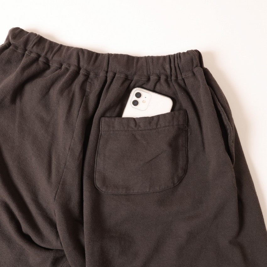 lot.84002 SWEAT SHORT PANTS (PALE YELLOW)