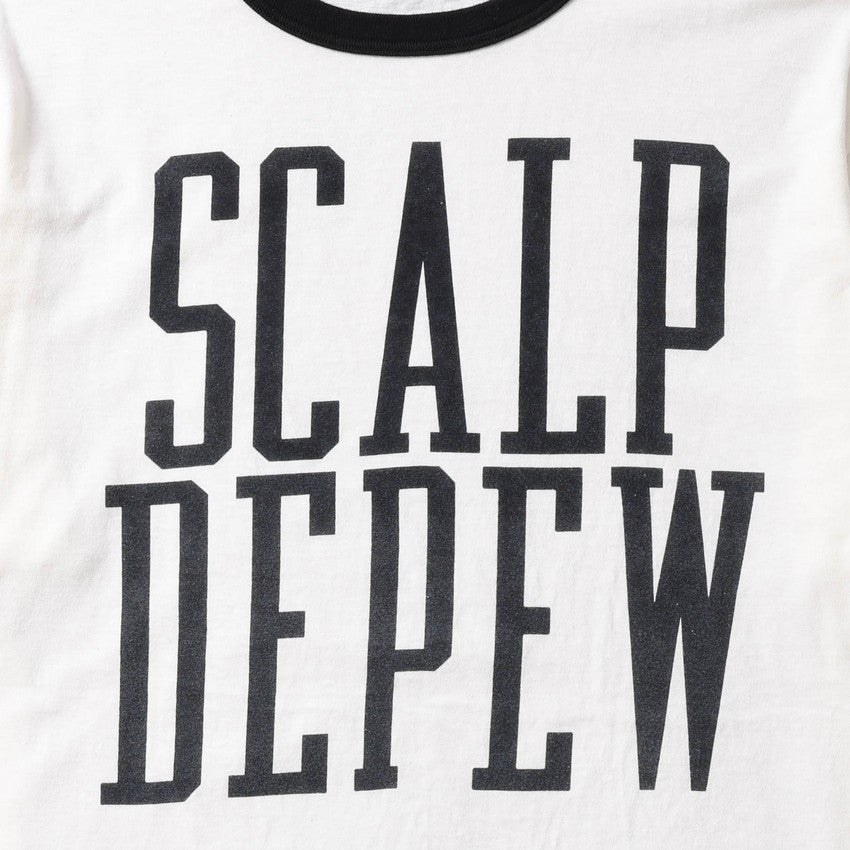 <Pre-order item>lot.34006-02 Ringer Tee "SCALP DEPEW"<off white></off>