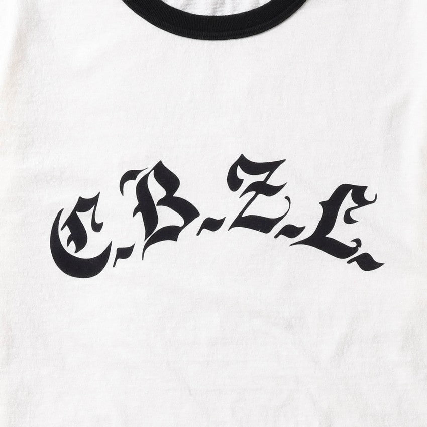 <Pre-order item>lot.34006-01 Ringer Tee "CBZL"<off white></off>
