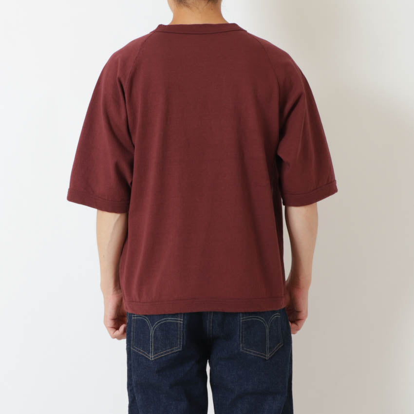 lot.37005PD HEAVY WEIGHT RAGLAN SLEEVE Tee PIGMENT DYE (PD.SUMIKURO)