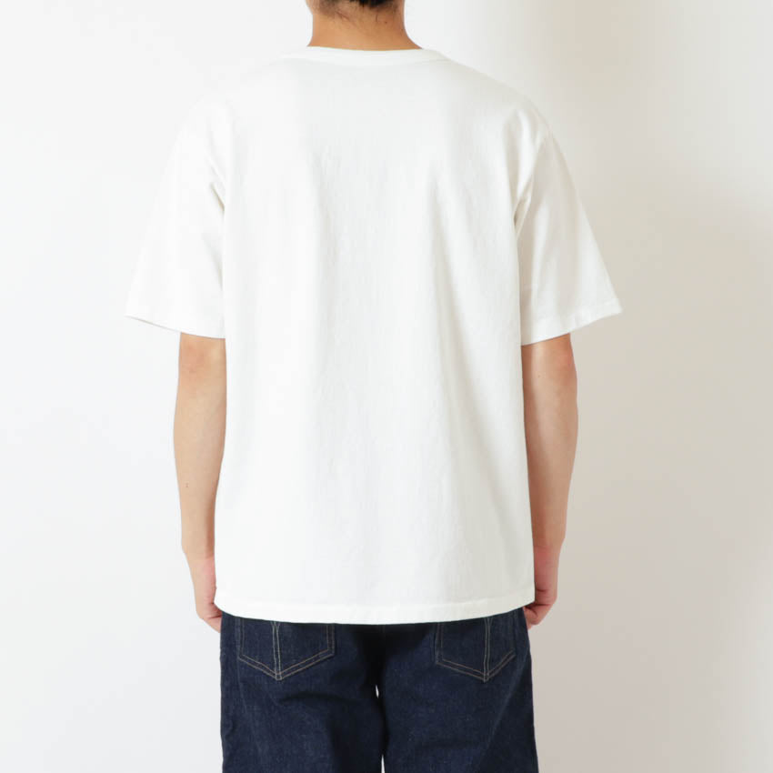 lot.37001 HEAVY WEIGHT SHORT SLEEVE Tee<PALE YELLOW>