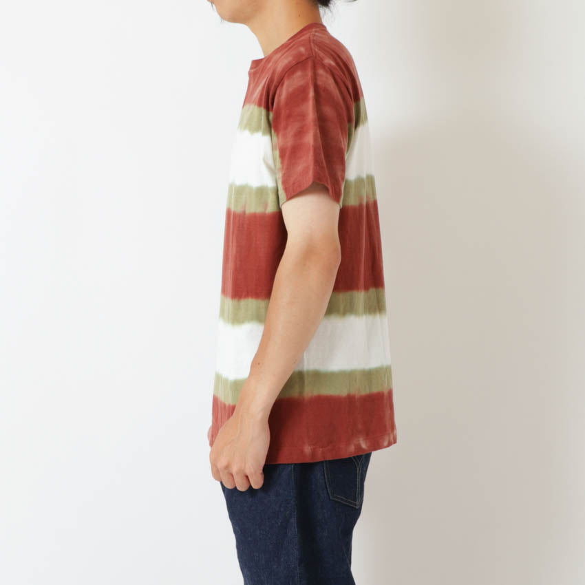 lot.33005TB SHORT SLEEVE TIE DYE BORDER Tee<brick></brick>