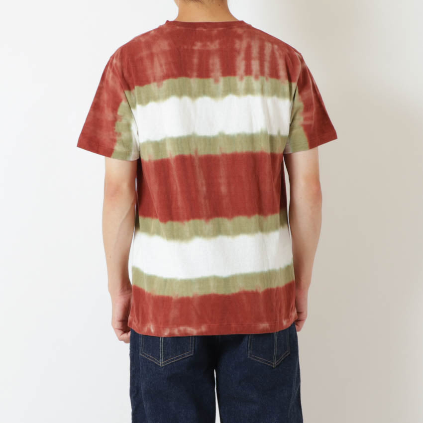 lot.33005TB SHORT SLEEVE TIE DYE BORDER Tee<brick></brick>