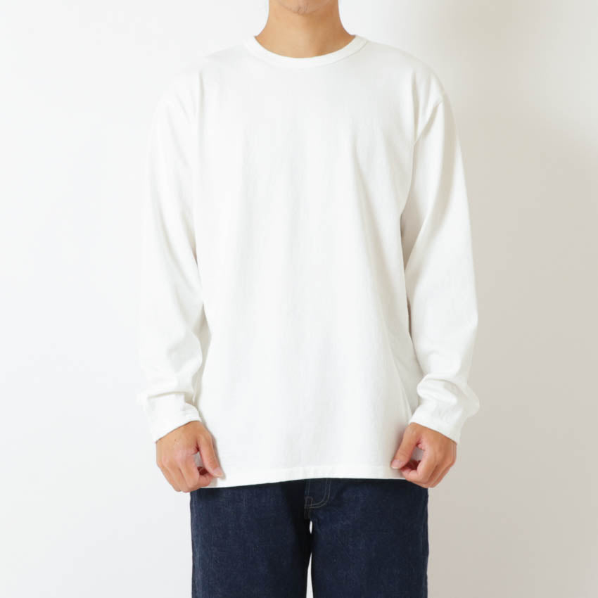 lot.58001PD HEAVY WEIGHT LONG SLEEVE Tee PIGMENT DYE<SUMIKURO>