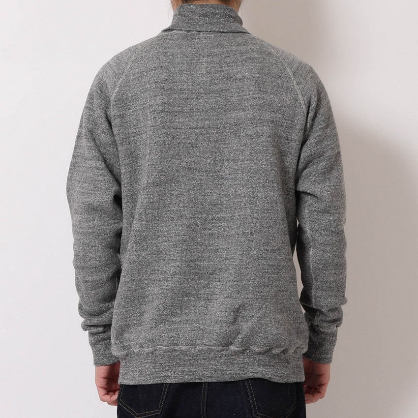 lot.86013 "LOOP WHEEL”TURTLENECK SWEAT SHIRTS<HEATHER CHARCOAL>