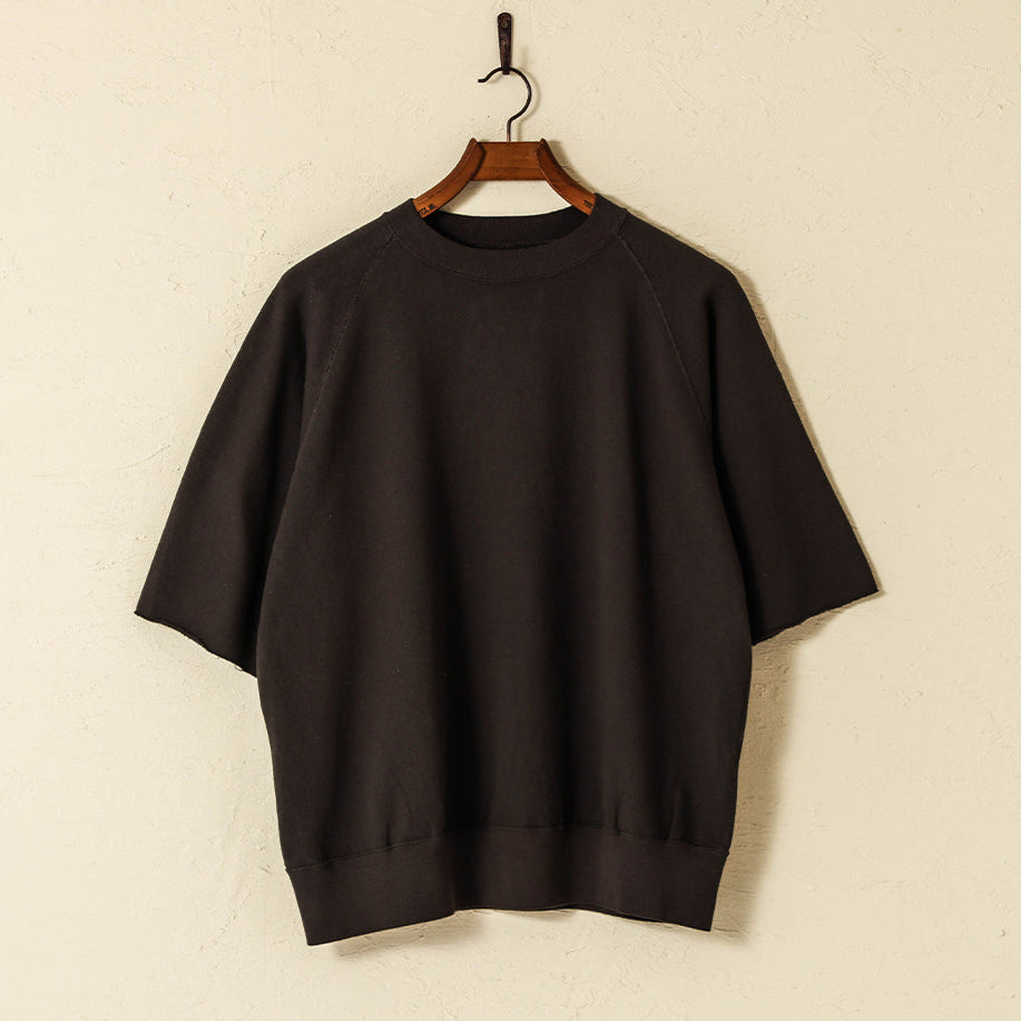 lot.74001 CUT OFF SLEEVE SWEAT SHIRT<sumikuro></sumikuro>