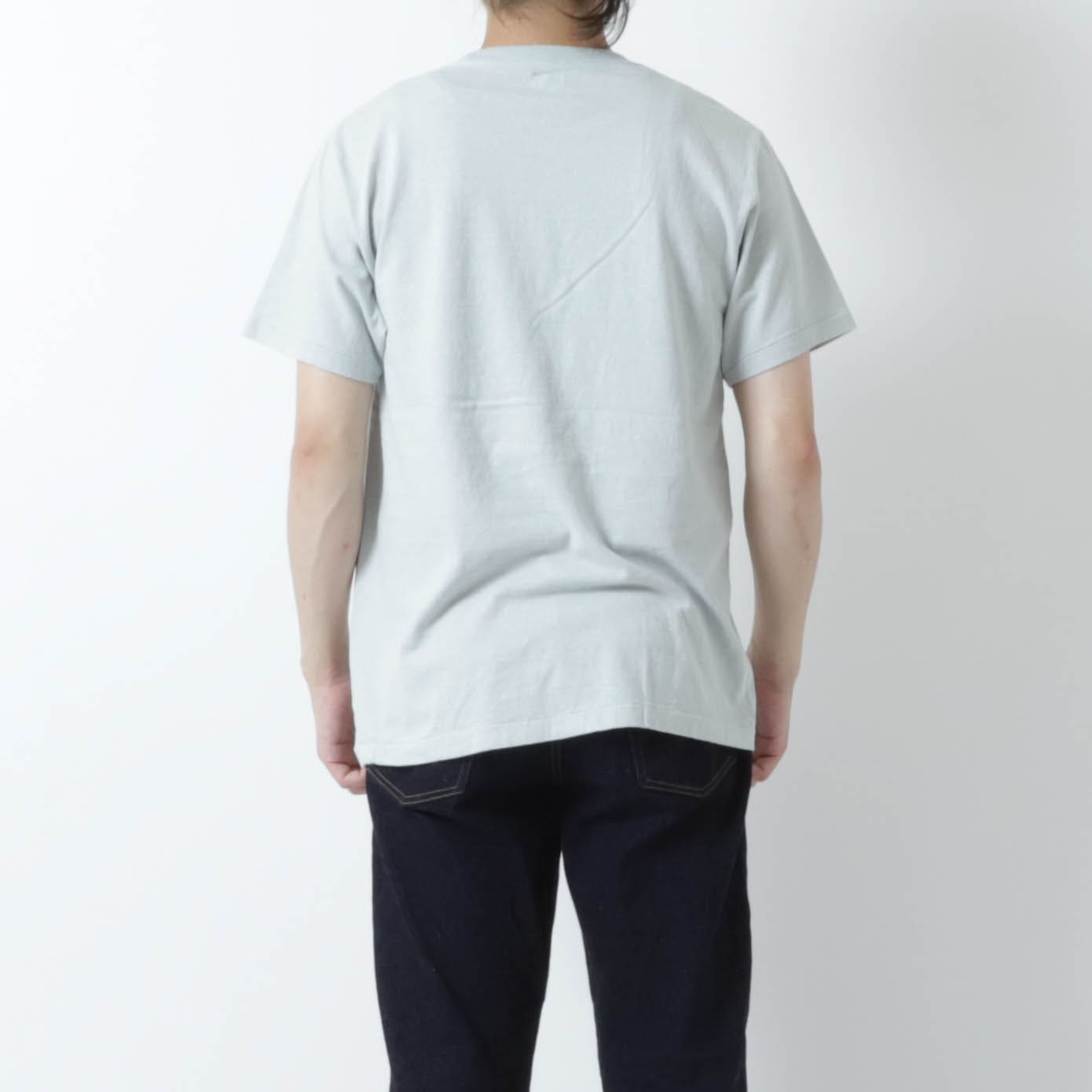 Printed Tee【SAVE THE WHALES】_HEATHER GREY