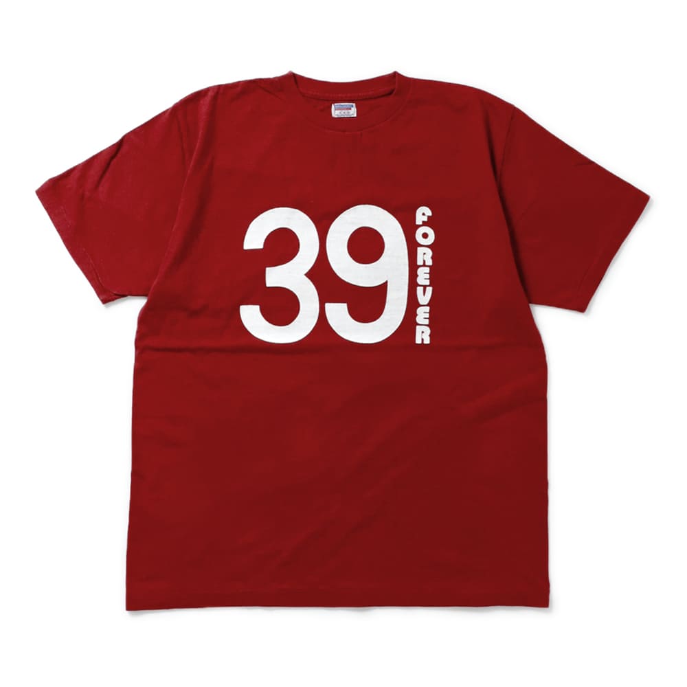 Printed Tee 【39 FOREVER】_RED