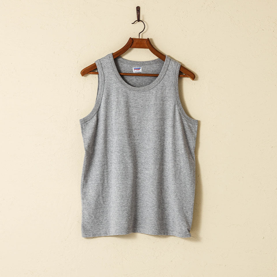 lot.39001 BASIC TANK TOP<heather grey></heather>