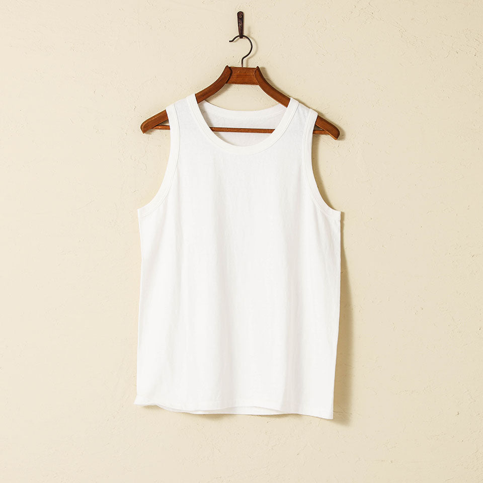 lot.39001 BASIC TANK TOP<off white></off>