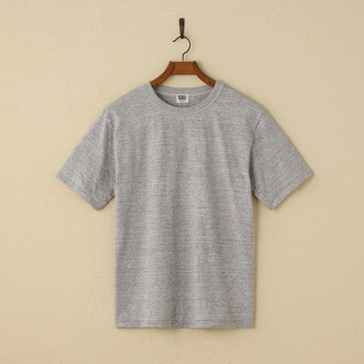 lot.35001 FALLEN COTTON MID WEIGHT S/S TEE (HEATHER GRAY)