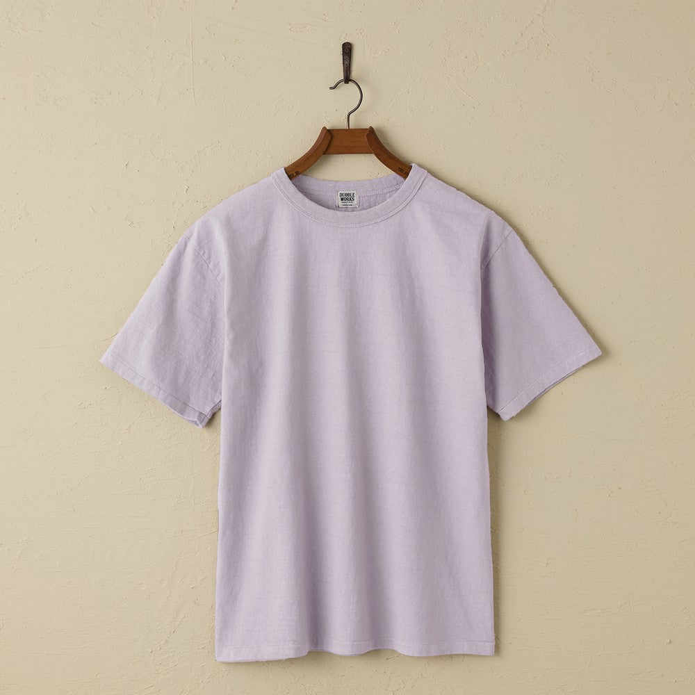 lot.35001 FALLEN COTTON MID WEIGHT S/S TEE (LAVENDER)