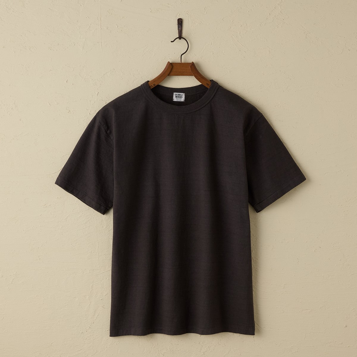 lot.35001 FALLEN COTTON MID WEIGHT S/S TEE (SUMIKURO)