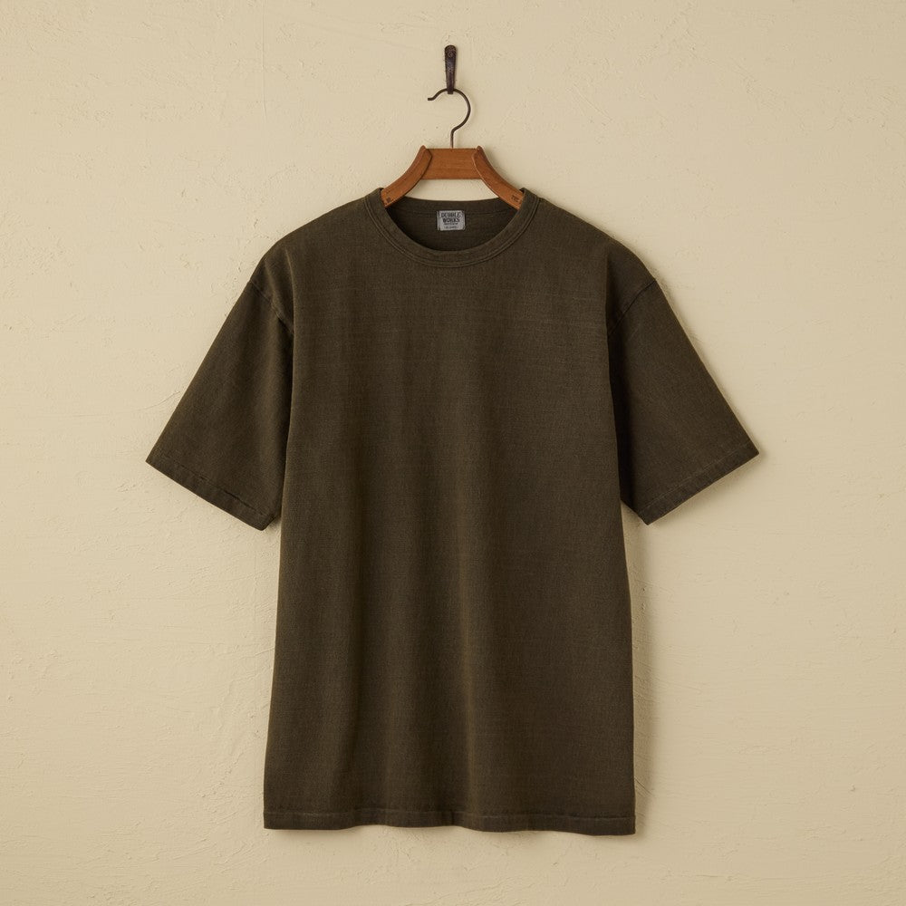 lot.37001SPD HEAVY WEIGHT SHORT SLEEVE Tee SPECIAL PIGMENT DYE (PD.KHAKI×BLACK)