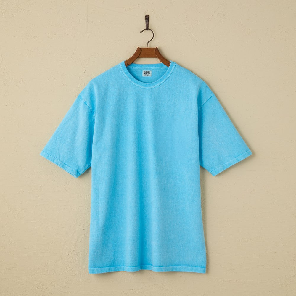 lot.37001PD HEAVY WEIGHT SHORT SLEEVE Tee PIGMENT DYE (PD.DARK BEIGE)
