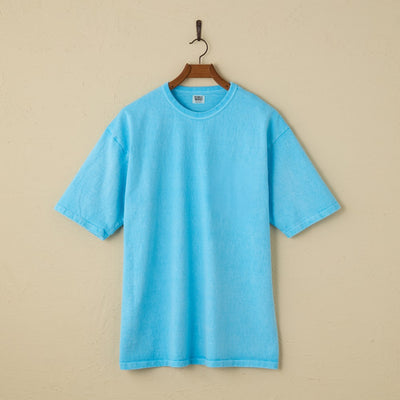 lot.37001PD HEAVY WEIGHT SHORT SLEEVE Tee PIGMENT DYE (PD.DARK BEIGE)