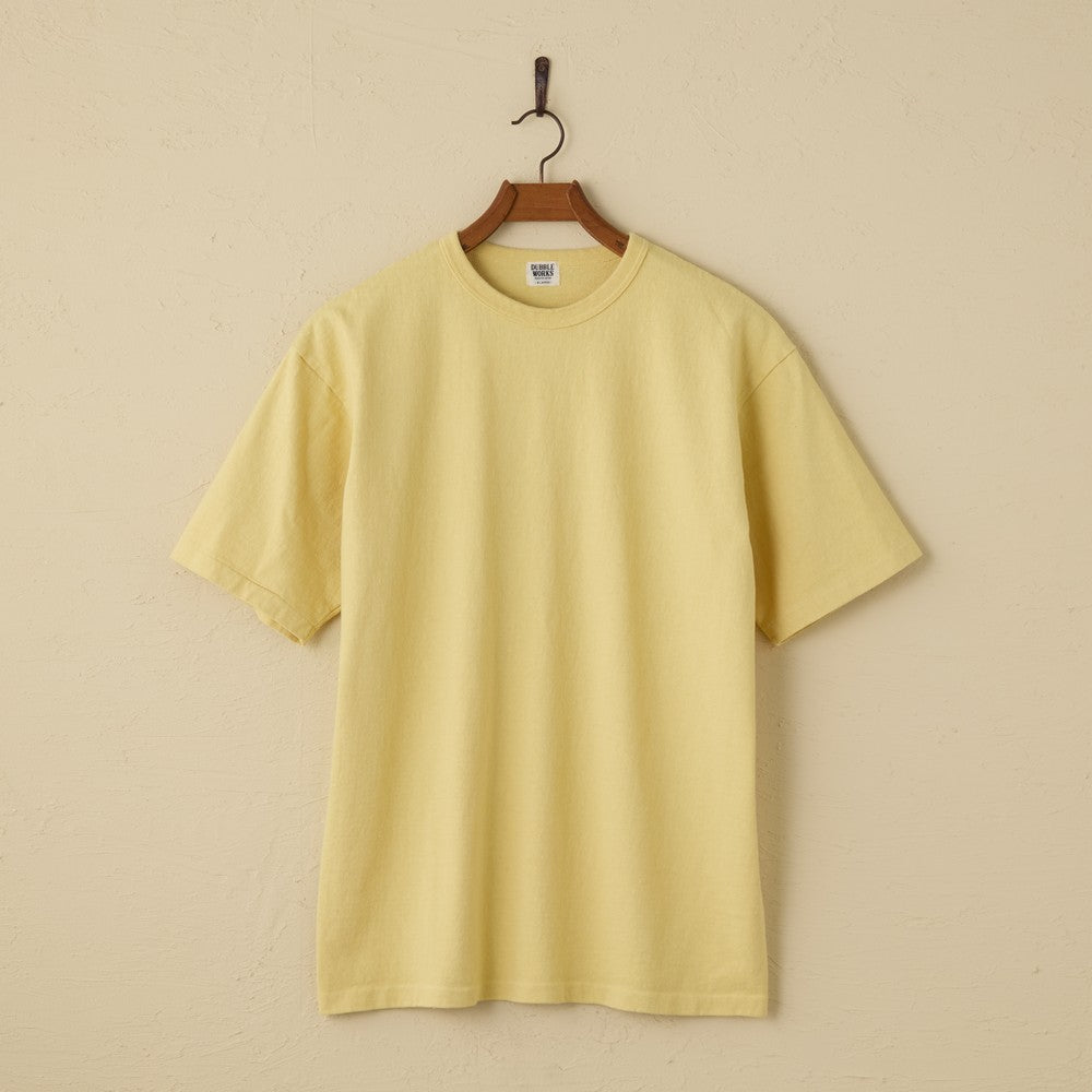 lot.37001 HEAVY WEIGHT SHORT SLEEVE Tee(LIGHT YELLOW)