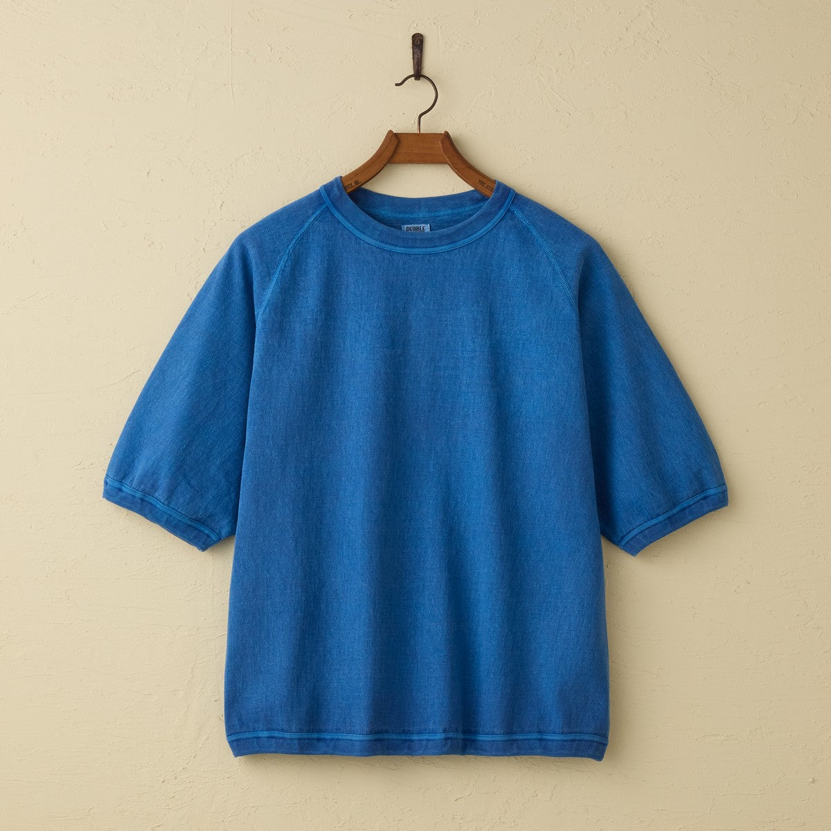 lot.37005PD HEAVY WEIGHT RAGLAN SLEEVE Tee PIGMENT DYE (PD.LIGHT INDIGO)