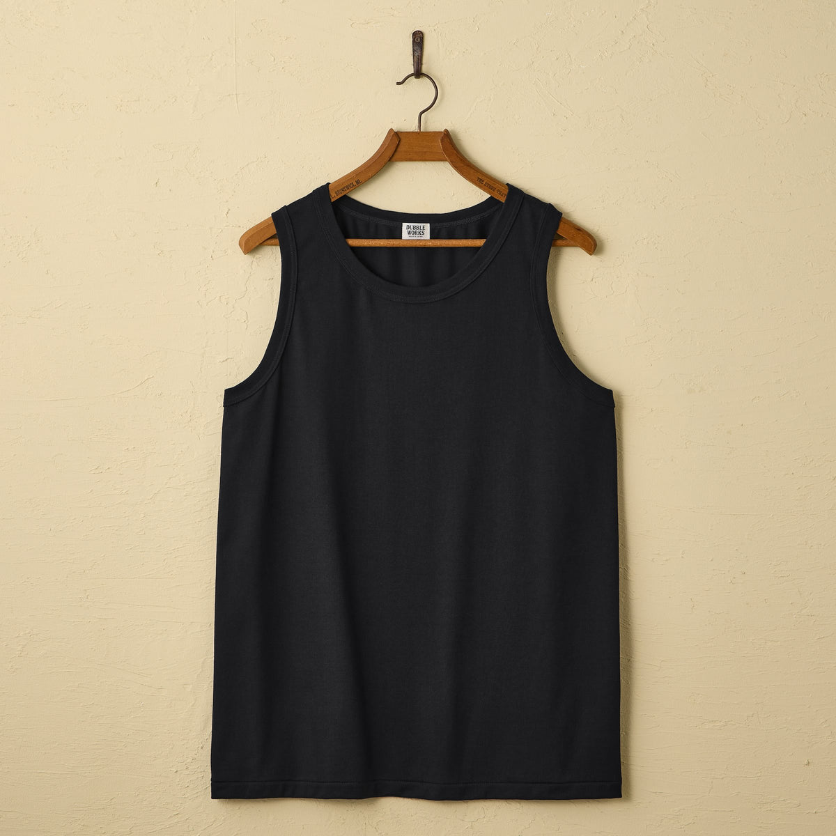 lot.38003ULT [6.2oz]  ULTIMATE ORGANIC COTTON TANKTOP(BLACK)