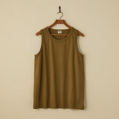 lot.39001 BASIC TANKTOP (KHAKI)