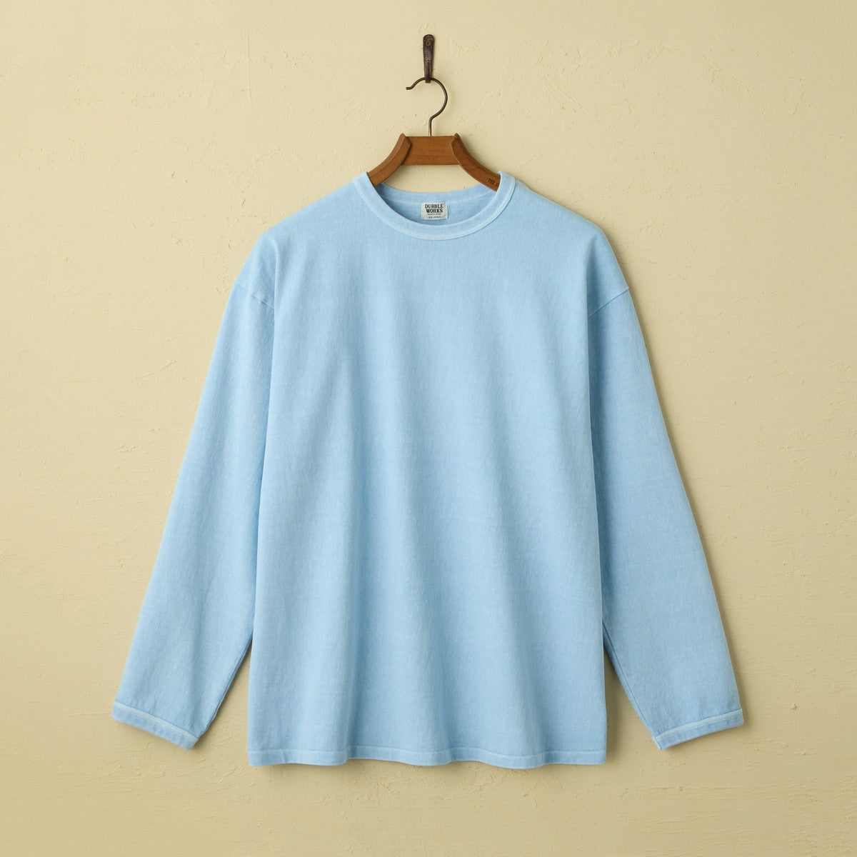 lot.58001PD HEAVY WEIGHT LONG SLEEVE Tee PIGMENT DYE (PD.SAX)