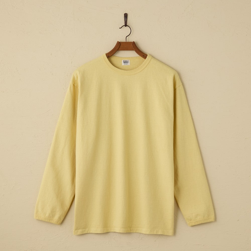 <tc>lot.58001 "STAND WHEEL" H/W LONG SLEEVE Tee(LIGHTYELLOW)<khaki></khaki></tc>