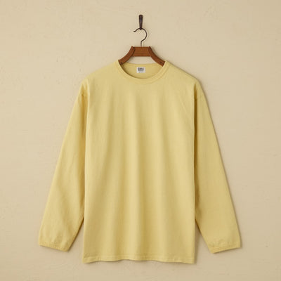 <tc>lot.58001 "STAND WHEEL" H/W LONG SLEEVE Tee(LIGHTYELLOW)<khaki></khaki></tc>